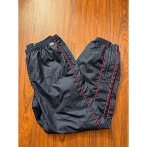 Vintage Lauren By Ralph Lauren Womens Navy Windbreaker Pants Size Large